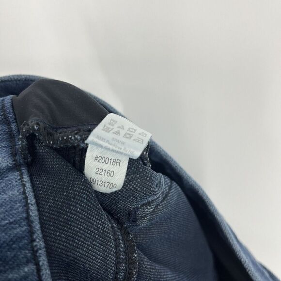 Spanx Jeanish Leggings Size Small Women Blue Stretch Pull On Pocket Skinny Ankle - Picture 8 of 8